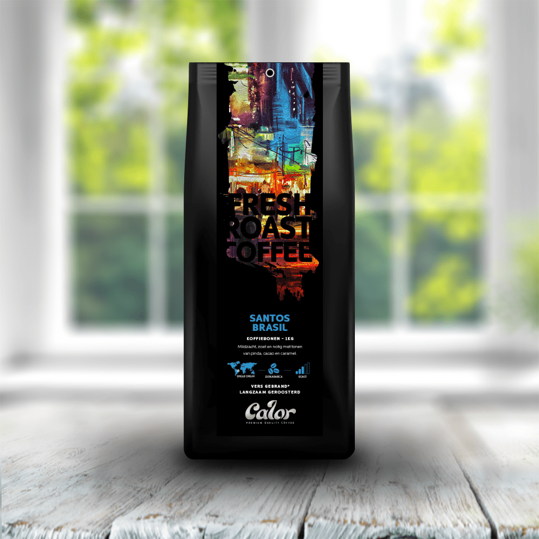 Santos Brasil koffiebonen 100% arabica 1000 gr