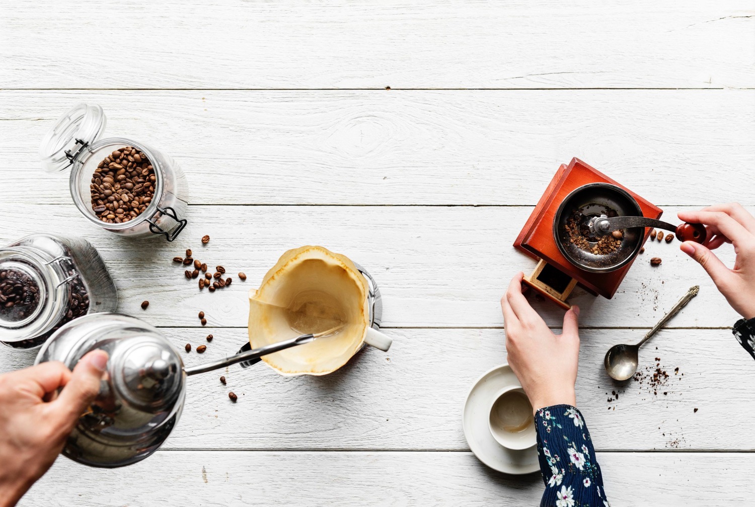 koffiebonen proeven